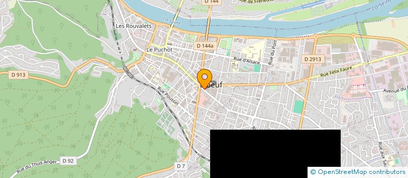 localisation de l'entreprise OBF BRUNCH-O'BREAKFAST à ELBEUF