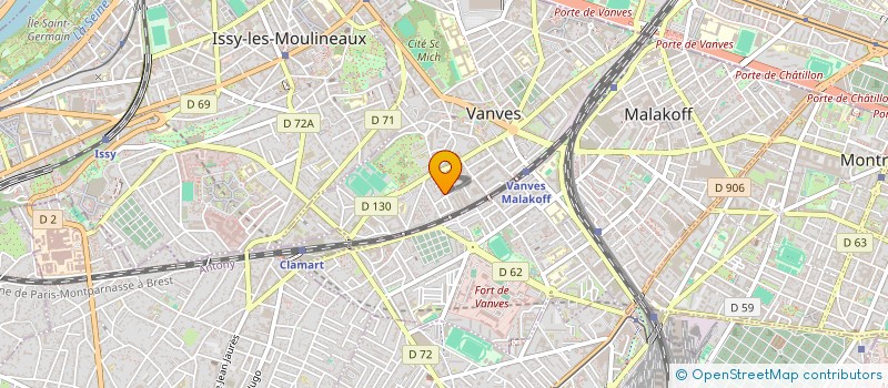 localisation de l'entreprise OBF CAPITAL à VANVES