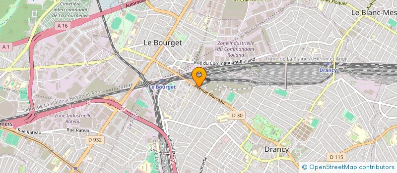 localisation de l'entreprise OBG CONSEIL à DRANCY