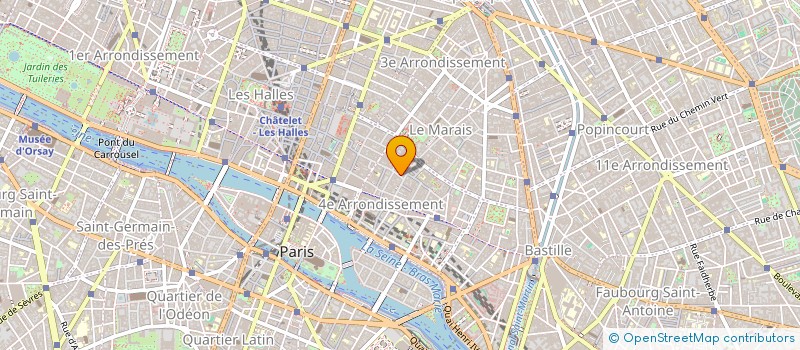 localisation de l'entreprise OBGE GROUP  PARIS 04