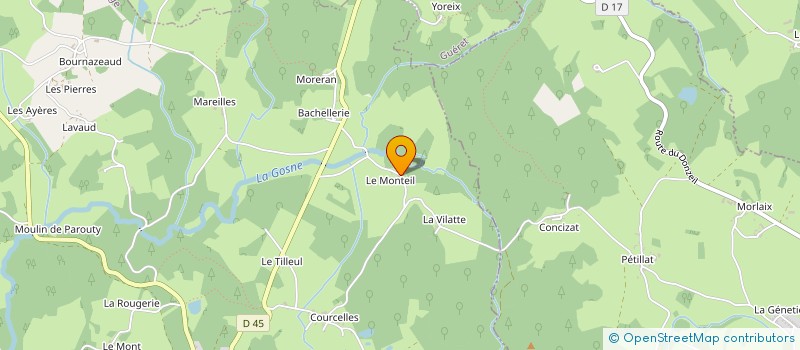localisation de l'entreprise OBH ASSOCIATES à SARDENT