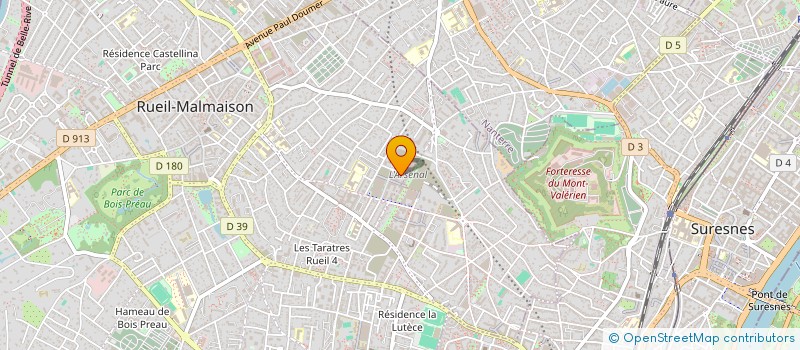 localisation de l'entreprise OBH TRAVAUX à RUEIL-MALMAISON