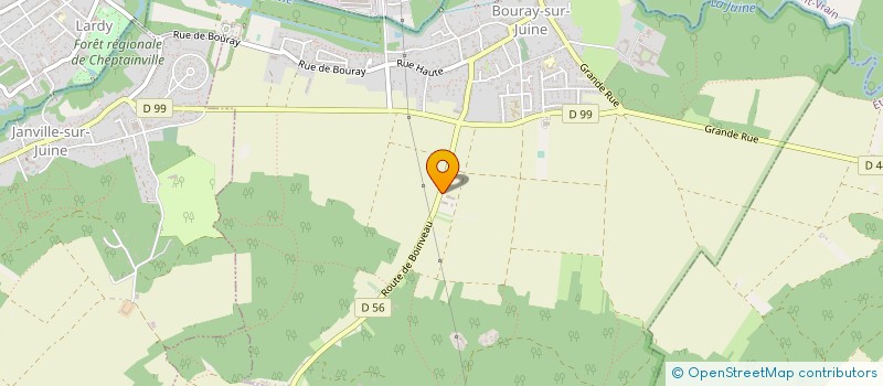 localisation de l'entreprise OBHM  BOURAY-SUR-JUINE