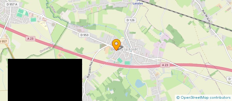 localisation de l'entreprise OBHSM  BEUVRY-LA-FORET