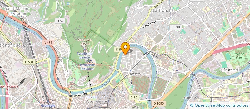 localisation de l'entreprise OBI-PARTNER à GRENOBLE