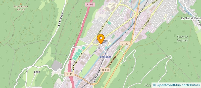 localisation de l'entreprise OBI TOWN à BELLIGNAT