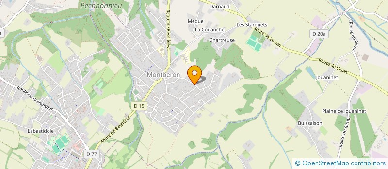 localisation de l'entreprise OBI-WAN CONSULTING  MONTBERON