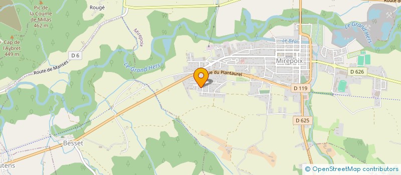 localisation de l'entreprise OBIBOAT LOCATION à MIREPOIX