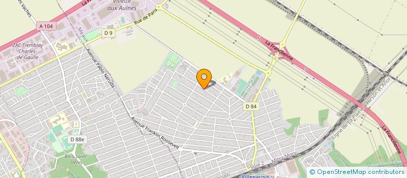 localisation de l'entreprise OBIMIS SERVICES à MITRY-MORY