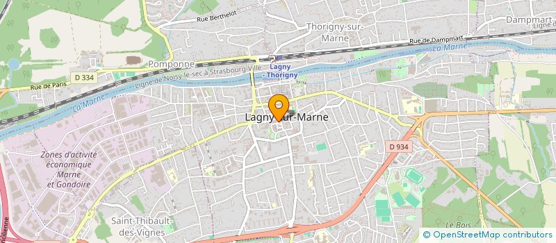 localisation de l'entreprise OBINSON  LAGNY-SUR-MARNE