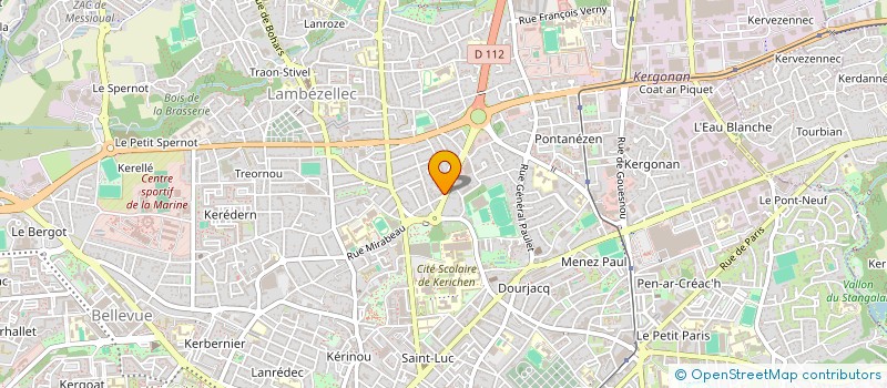 localisation de l'entreprise OBIOSE INGENIERIE à GUIPAVAS