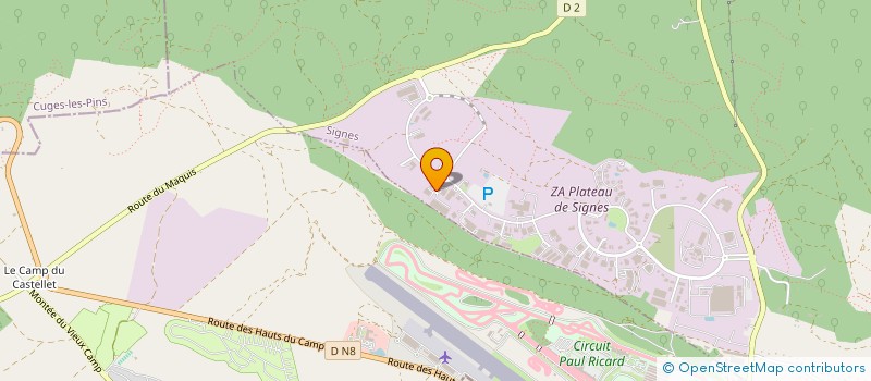 localisation de l'entreprise OBIOSEED à SIGNES