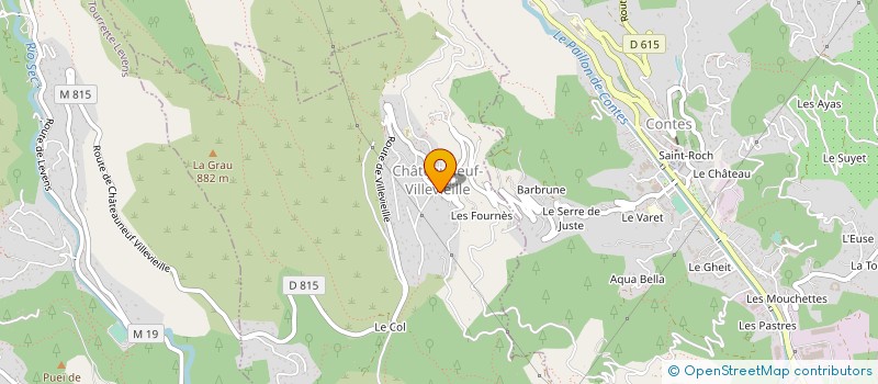 localisation de l'entreprise OBIPRINT.COM à CHATEAUNEUF-VILLEVIEILLE