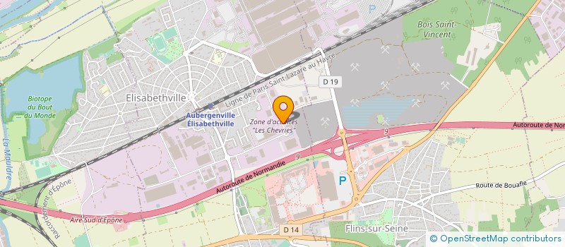 localisation de l'entreprise OBIWEB  AUBERGENVILLE