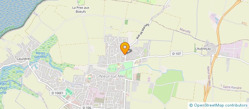 localisation de l'entreprise OBIWOOD  NIEUL-SUR-MER