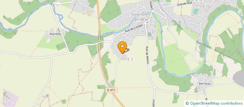 localisation de l'entreprise OBJ SARL  SOIGNOLLES-EN-BRIE