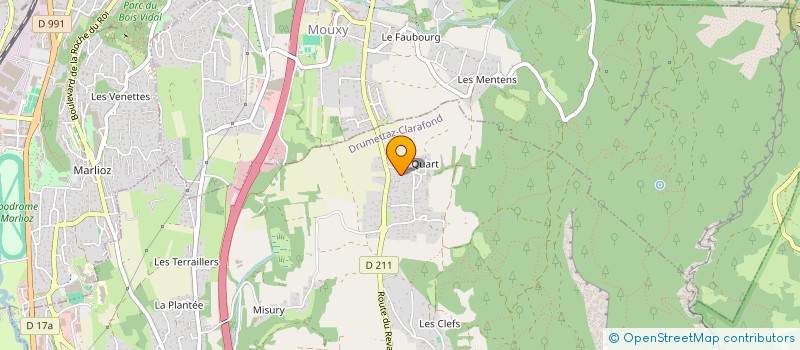 localisation de l'entreprise OBJA  LES ABRETS EN DAUPHINE