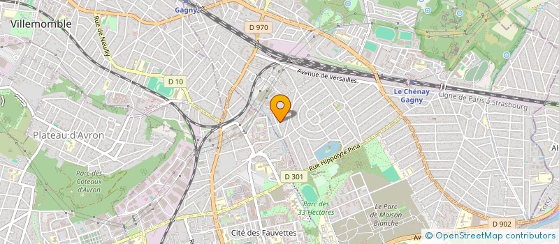 localisation de l'entreprise OBJECTAL à GAGNY