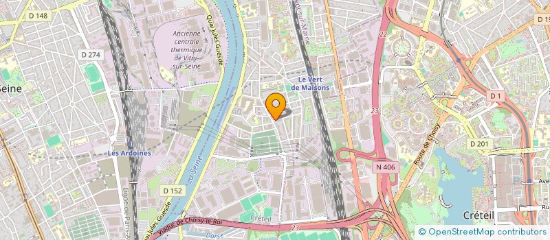 localisation de l'entreprise OBJECTDATA à ALFORTVILLE