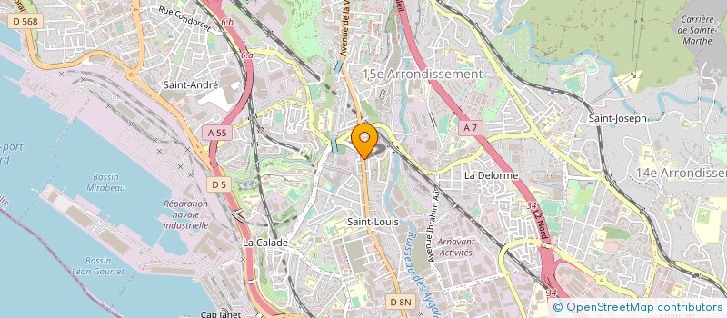 localisation de l'entreprise OBJECTIF 2000 à MARSEILLE