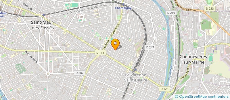 localisation de l'entreprise OBJECTIF 2025 à SAINT-MAUR-DES-FOSSES