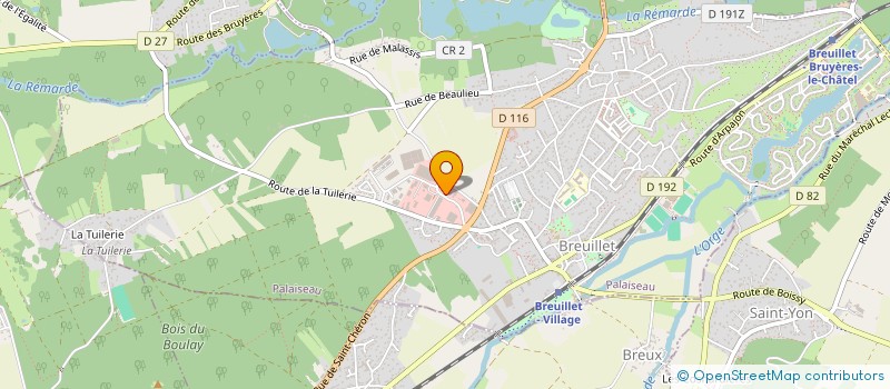 localisation de l'entreprise OBJECTIF 2025  BREUILLET