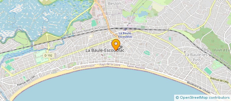 localisation de l'entreprise OBJECTIF à LA BAULE-ESCOUBLAC