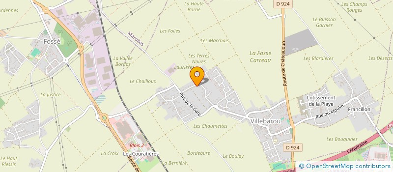 localisation de l'entreprise OBJECTIF 41 CONSTRUCTION  VILLEBAROU