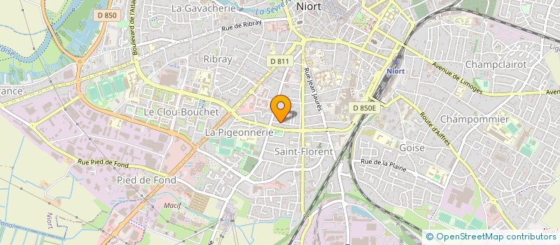 localisation de l'entreprise OBJECTIF à NIORT
