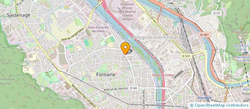 localisation de l'entreprise OBJECTIF 50  FONTAINE