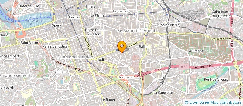 localisation de l'entreprise OBJECTIF à MARSEILLE
