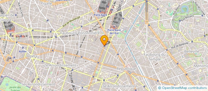 localisation de l'entreprise OBJECTIF 57 à PARIS