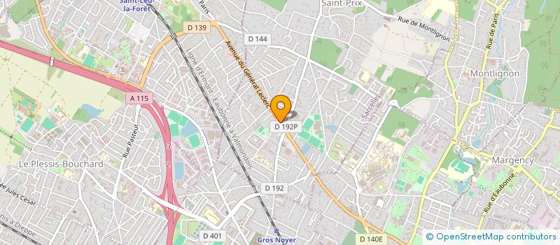 localisation de l'entreprise OBJECTIF à SAINT-PRIX