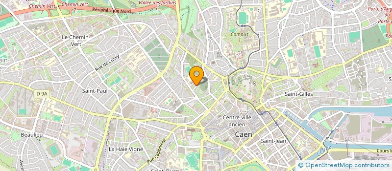 localisation de l'entreprise OBJECTIF + à CAEN