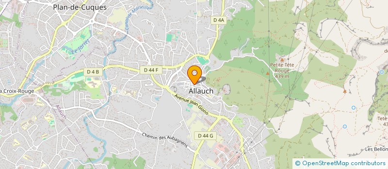 localisation de l'entreprise OBJECTIF ALLAUCH  ALLAUCH