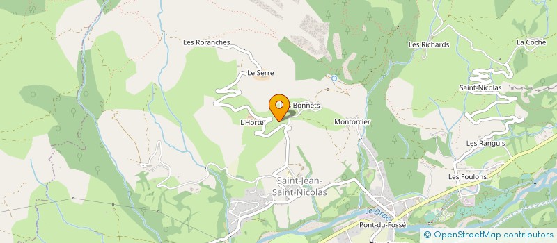 localisation de l'entreprise OBJECTIF ALTITUDE  SAINT-JEAN-SAINT-NICOLAS