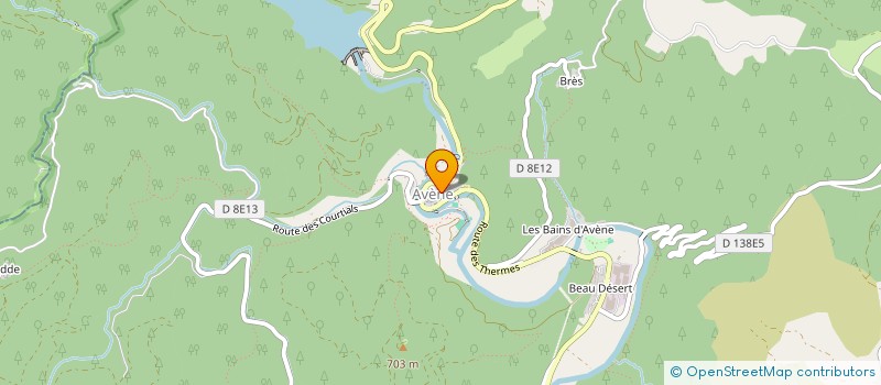 localisation de l'entreprise OBJECTIF AZA  AVENE