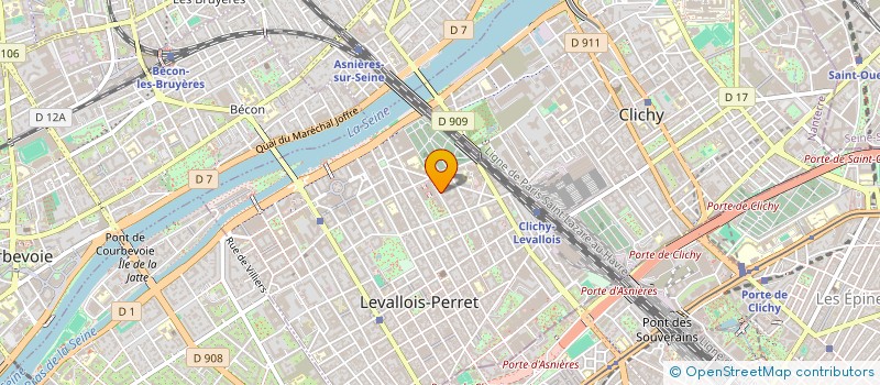 localisation de l'entreprise OBJECTIF BBC à LEVALLOIS PERRET
