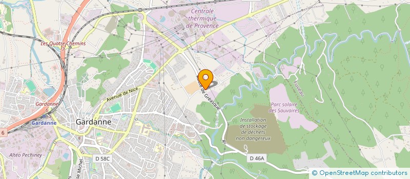 localisation de l'entreprise OBJECTIF BENNES  ROQUEBRUNE-SUR-ARGENS