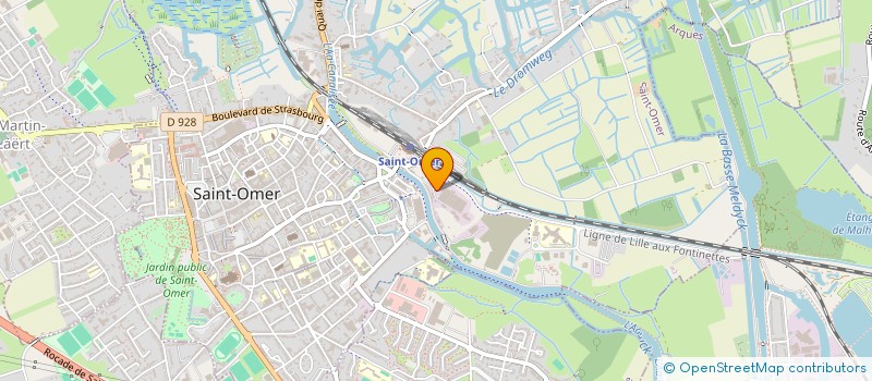 localisation de l'entreprise OBJECTIF BIRDIE  SAINT-MARTIN-LEZ-TATINGHEM