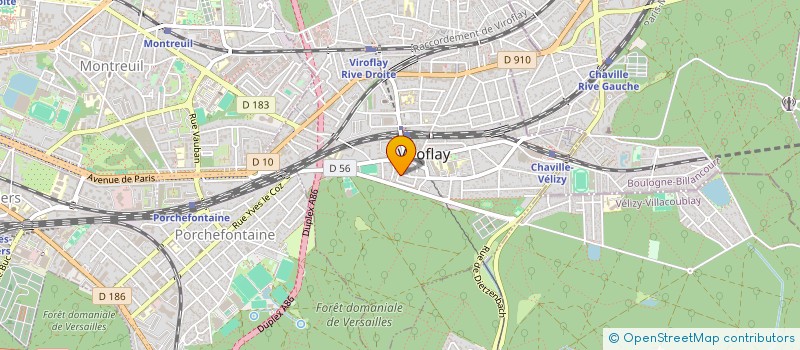 localisation de l'entreprise OBJECTIF BULLES à VIROFLAY