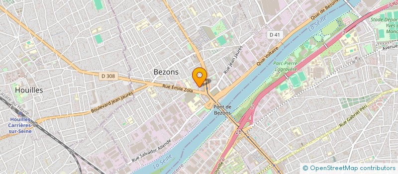 localisation de l'entreprise OBJECTIF BUSINESS à BEZONS