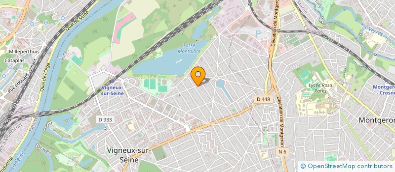 localisation de l'entreprise OBJECTIF CADRAGE  VIGNEUX-SUR-SEINE