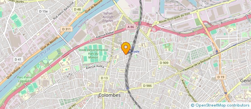localisation de l'entreprise OBJECTIF CARBONE à COLOMBES