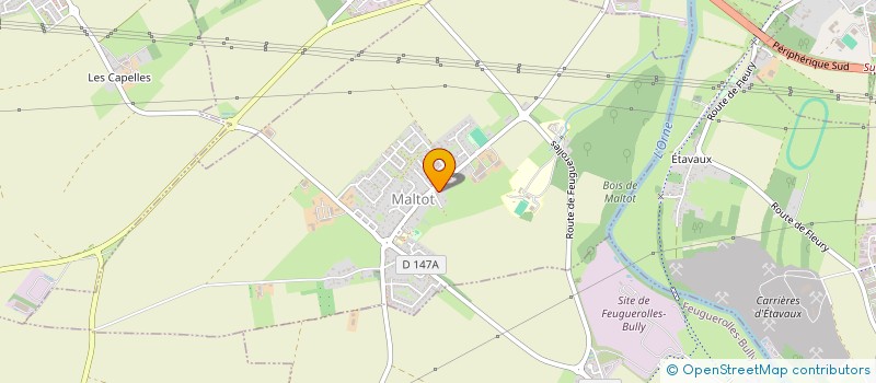 localisation de l'entreprise OBJECTIF CINQ ANNEAUX  MALTOT