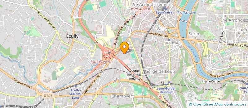 localisation de l'entreprise OBJECTIF CIRCUIT  LYON