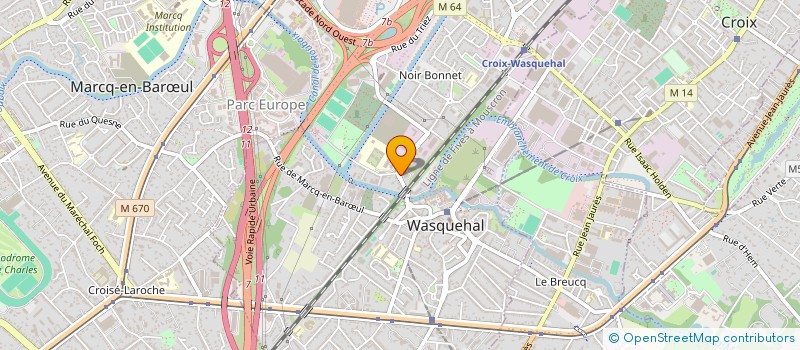 localisation de l'entreprise OBJECTIF COMMUNICATION à WASQUEHAL