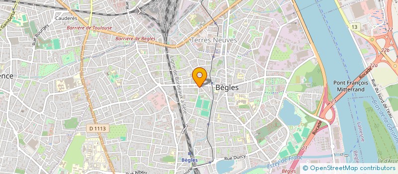 localisation de l'entreprise OBJECTIF CONGRES à BEGLES