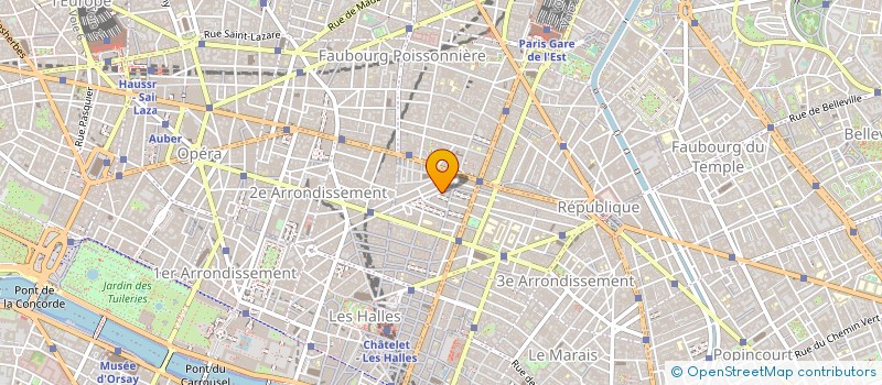 localisation de l'entreprise OBJECTIF CONSTRUCTION 204  PARIS