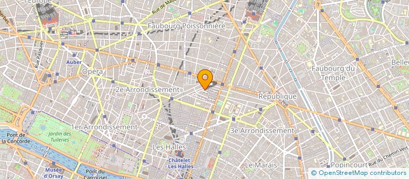 localisation de l'entreprise OBJECTIF CONSTRUCTION 224  PARIS